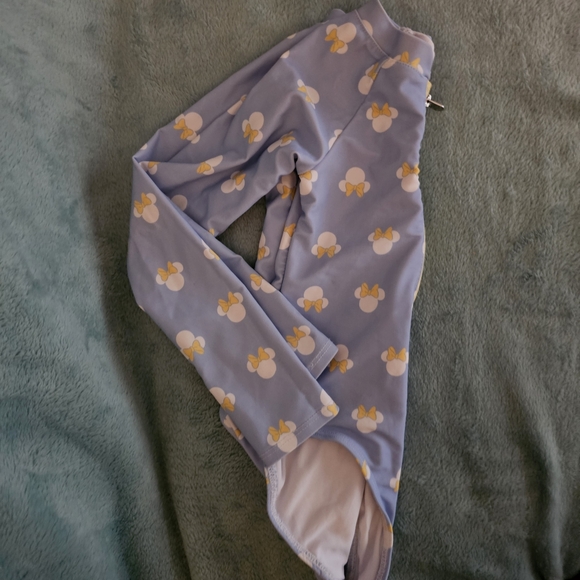 Disney Minnie Mouse Blue and Yellow Kids One Piece - Picture 6 of 6